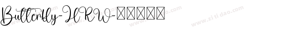 Butterfly-LlRW字体转换