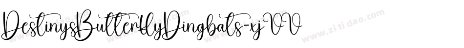 DestinysButterflyDingbats-xjVV字体转换