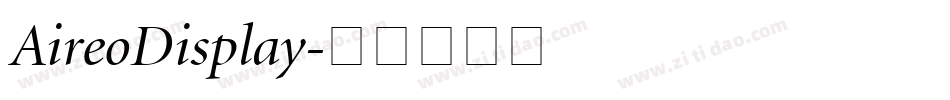 AireoDisplay字体转换