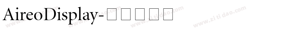 AireoDisplay字体转换