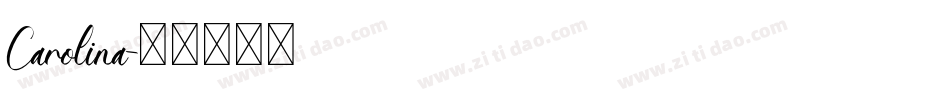 Carolina字体转换