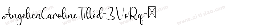 AngelicaCarolineTilted-ZVoRq字体转换