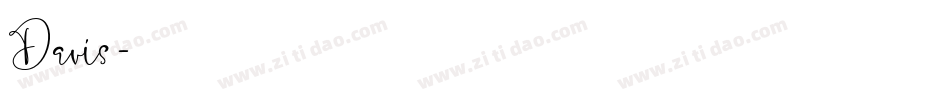Davis字体转换