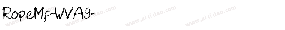 RopeMf-WVA9字体转换