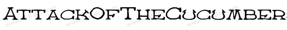 AttackOfTheCucumbers-po0a字体转换