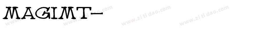 MAGIMT字体转换