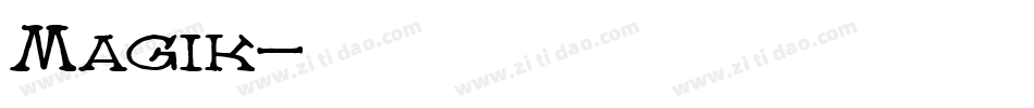 Magik字体转换