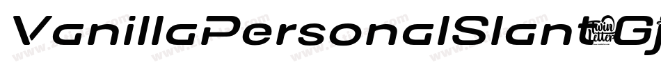 VanillaPersonalSlant-Gj9G字体转换