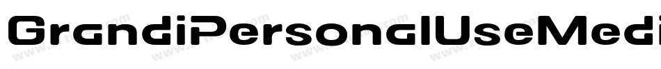 GrandiPersonalUseMediumItalic-Wd5Y字体转换