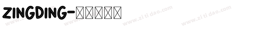 ZingDing字体转换