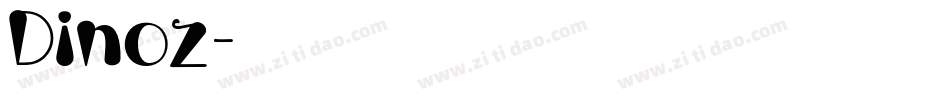 Dinoz字体转换