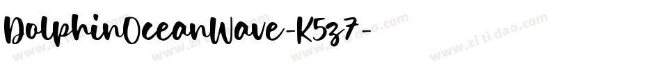 DolphinOceanWave-K5z7字体转换