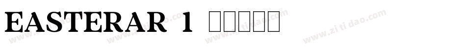 EASTERAR-1字体转换
