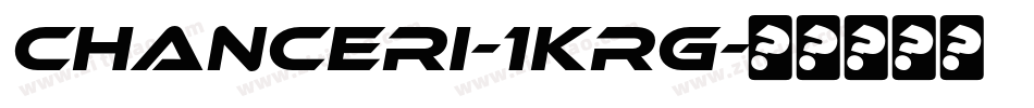 Chanceri-1KRg字体转换