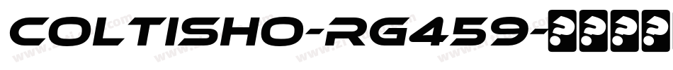 Coltisho-rg459字体转换