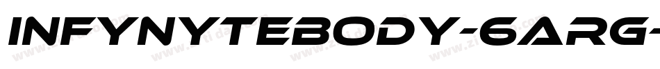 InfynyteBody-6ARg字体转换