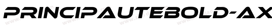 PrincipauteBold-AXRg字体转换