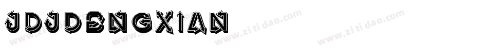 JDJDENGXIAN字体转换