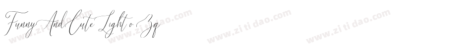 FunnyAndCuteLight-o2Zq字体转换