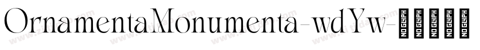 OrnamentaMonumenta-wdYw字体转换