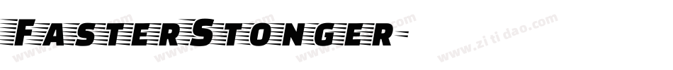 FasterStonger字体转换