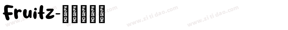 Fruitz字体转换