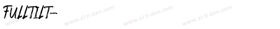 FULLTILT字体转换