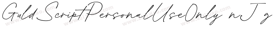 GuldScriptPersonalUseOnly-nJ2g字体转换