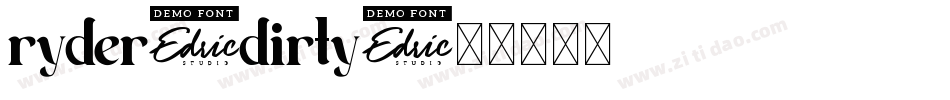 ryder_dirty字体转换