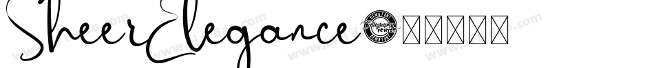 SheerElegance字体转换