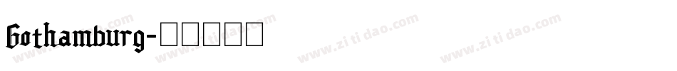 Gothamburg字体转换