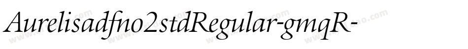 Aurelisadfno2stdRegular-gmqR字体转换