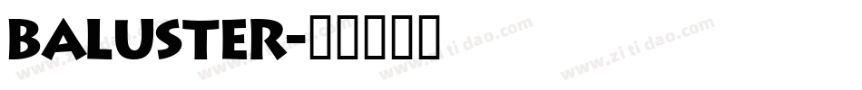 Baluster字体转换