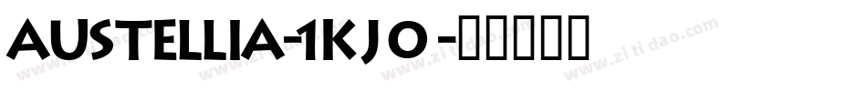 Austellia-1Kj0字体转换