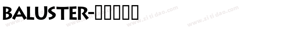 Baluster字体转换