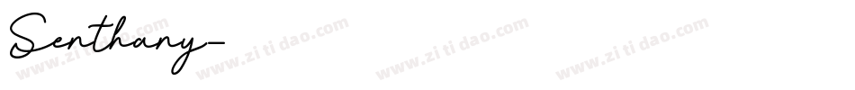 Senthany字体转换