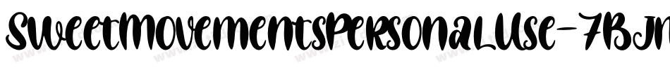 SweetMovementsPersonalUse-7BjmV字体转换