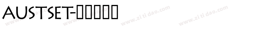 Austset字体转换