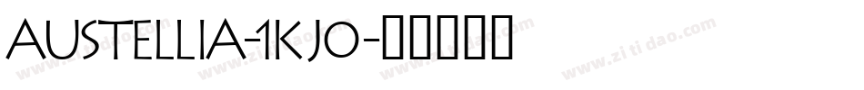 Austellia-1Kj0字体转换