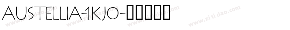 Austellia-1Kj0字体转换