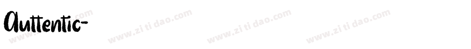 Auttentic字体转换
