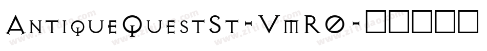 AntiqueQuestSt-VmR0字体转换