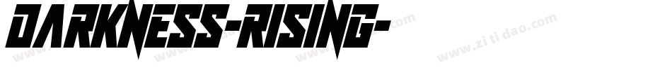 Darkness-Rising字体转换