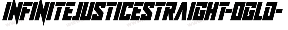 InfiniteJusticeStraight-ogLd字体转换