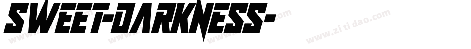 Sweet-Darkness字体转换