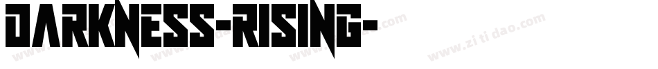 Darkness-Rising字体转换