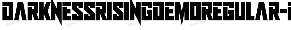 DarknessRisingDemoRegular-GWvO字体转换