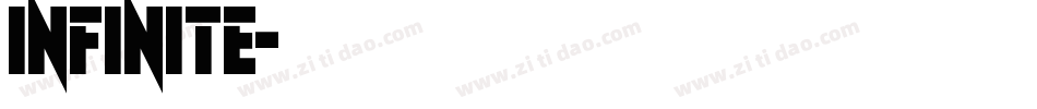 Infinite字体转换