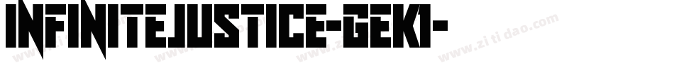 InfiniteJustice-gEK1字体转换