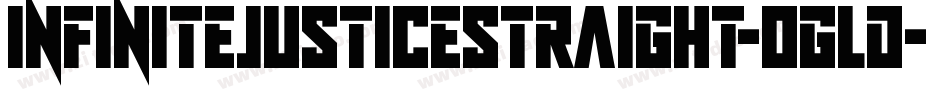 InfiniteJusticeStraight-ogLd字体转换